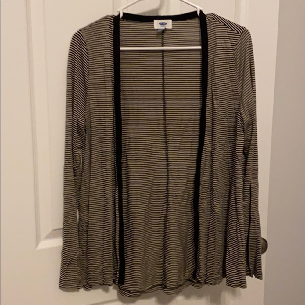 Cardigan Black and Tan